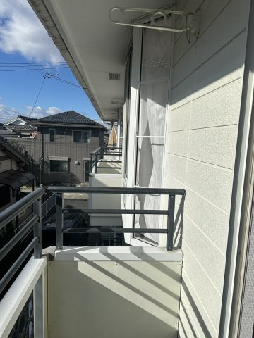 悠遊館のバルコニー