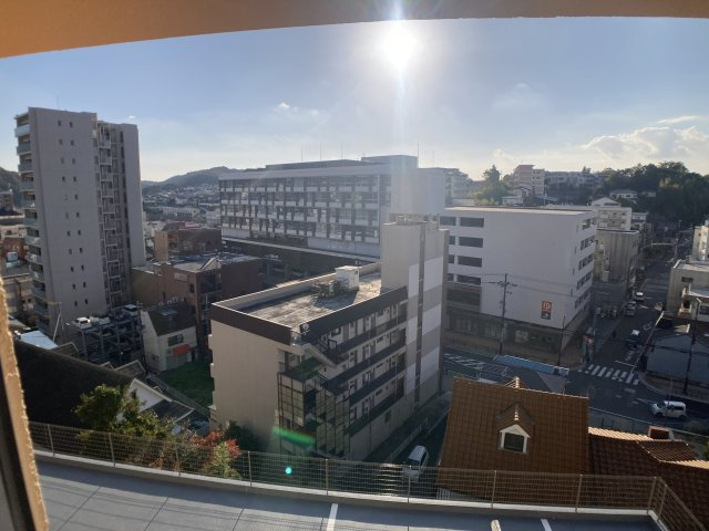 ビーコート鈴蘭台パートIの展望|お部屋からの眺望、駅が見えてる近さです