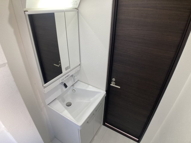ビーコート鈴蘭台パートIの洗面所|シャワー付き洗面台