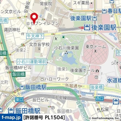 【地図】 | Apartment小石川後楽園