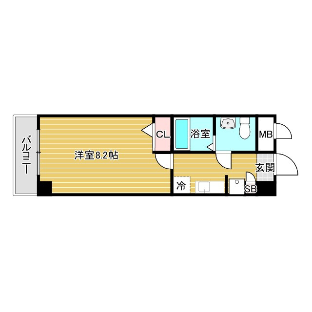 アーデン新大阪の間取り