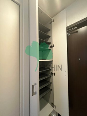 【玄関】 | エンクレストALIVE白金(エンクレストアライブ白金) | 下駄箱もしっかりついてます！