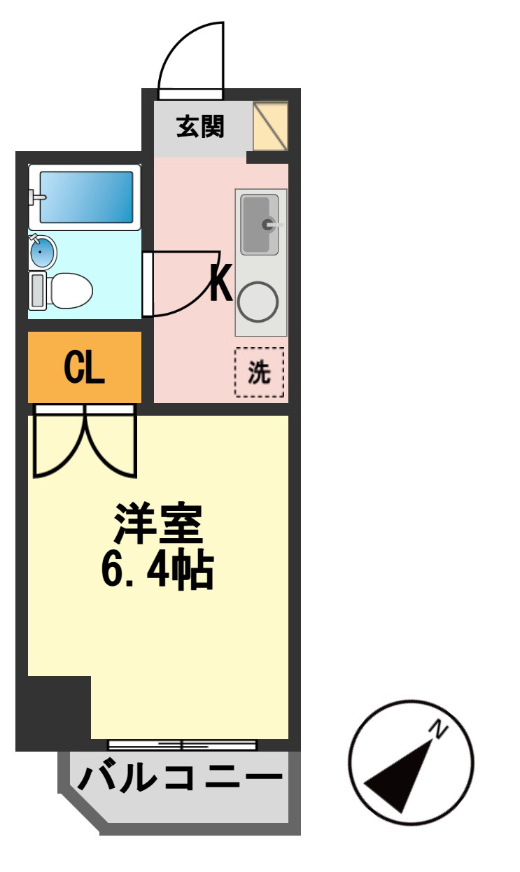 コスモ亀有Ⅴの間取り