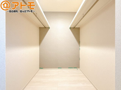 【収納】 | 藤枝市藤岡三丁目7期　新築戸建　1号棟 | 収納家具を減らせる容量の大きなクローゼット♪