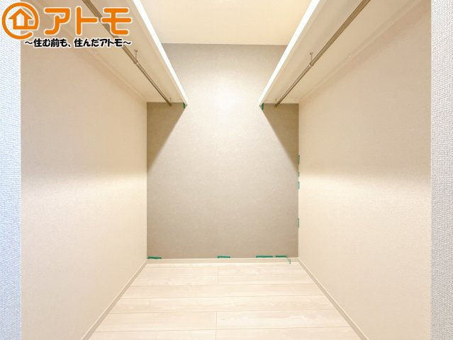 【収納】 | 藤枝市藤岡三丁目7期　新築戸建　1号棟 | 収納家具を減らせる容量の大きなクローゼット♪