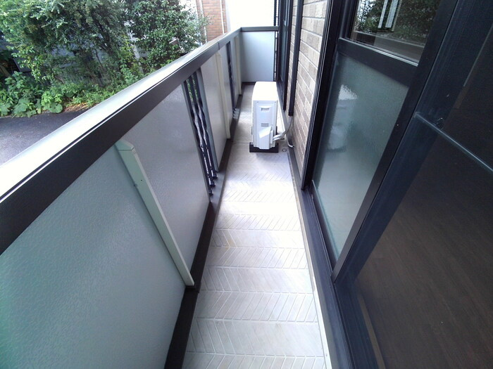 キャメリア・コートのバルコニー