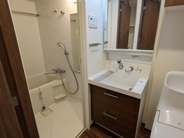 ハーモニーレジデンス神楽坂ヒルズファーストの洗面所|使いやすい洗面所です