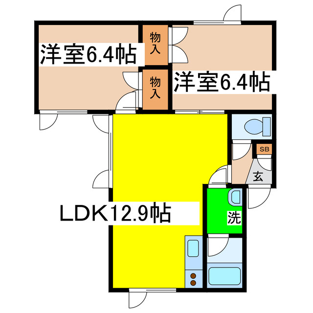 フェニックス鳥取の間取り