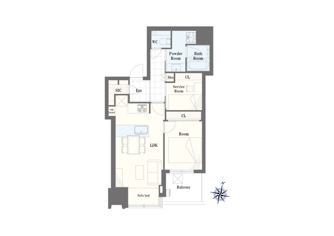 【間取り】 | 大崎ウエストシティタワーズE棟