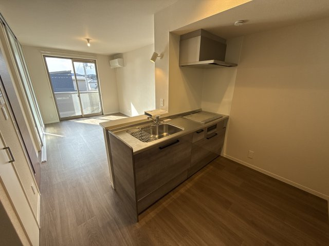 カーサグラスオエステB棟のキッチン