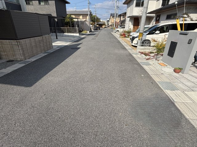 磯城郡田原本大字三笠の前面道路含む現地写真