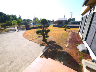 【庭】 | 東金市二之袋　中古戸建 | 内外装リフォーム済み令和7年11月 敷地約449坪 ドックラン・家庭菜園・バーベキューが可能です