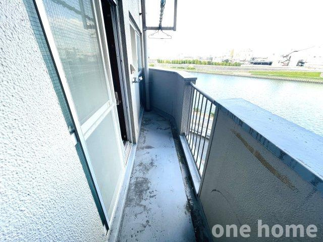 グリーンハイツ東三国のバルコニー|◆北東側バルコニーです!!リバーサイドで建物がなく明るいバルコニーです!!