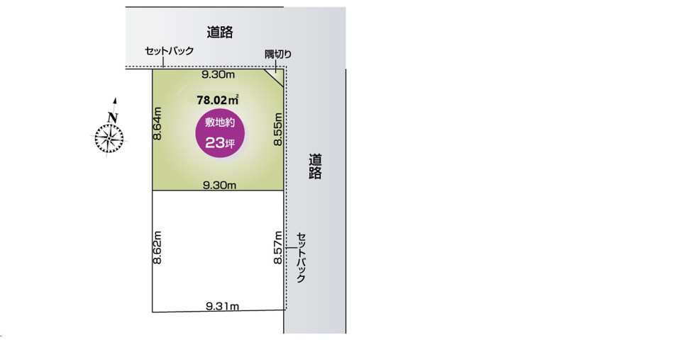 さいたま市緑区道祖土２丁目　２区画　１号地