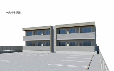 【外観パース】 | リバーサイド中万々