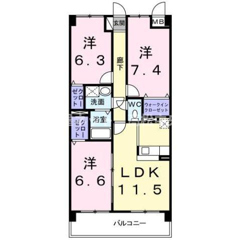 【間取り】 | サン　ビオラ
