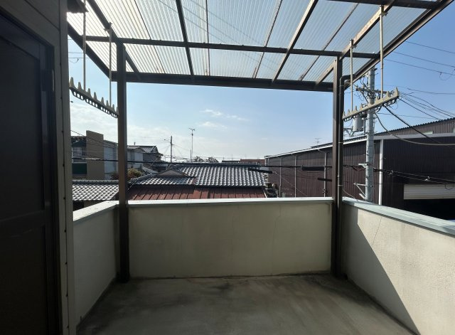和泉市太町戸建のバルコニー