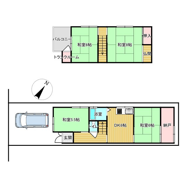 和泉市太町戸建の外観|現地①