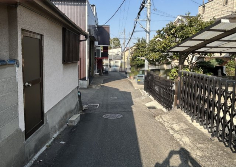和泉市太町戸建の前面道路含む現地写真|前面道路②