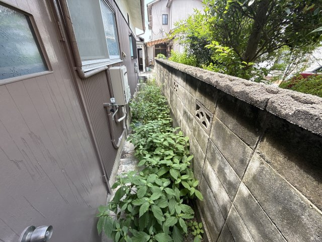 山本借家のバルコニー