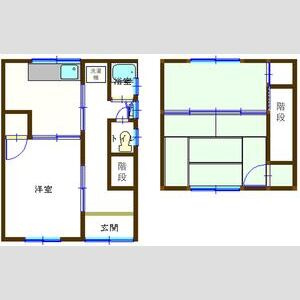 山本借家の間取り