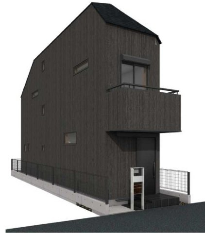 調布市深大寺北町５丁目 中央線 三鷹駅 新築戸建の外観パース