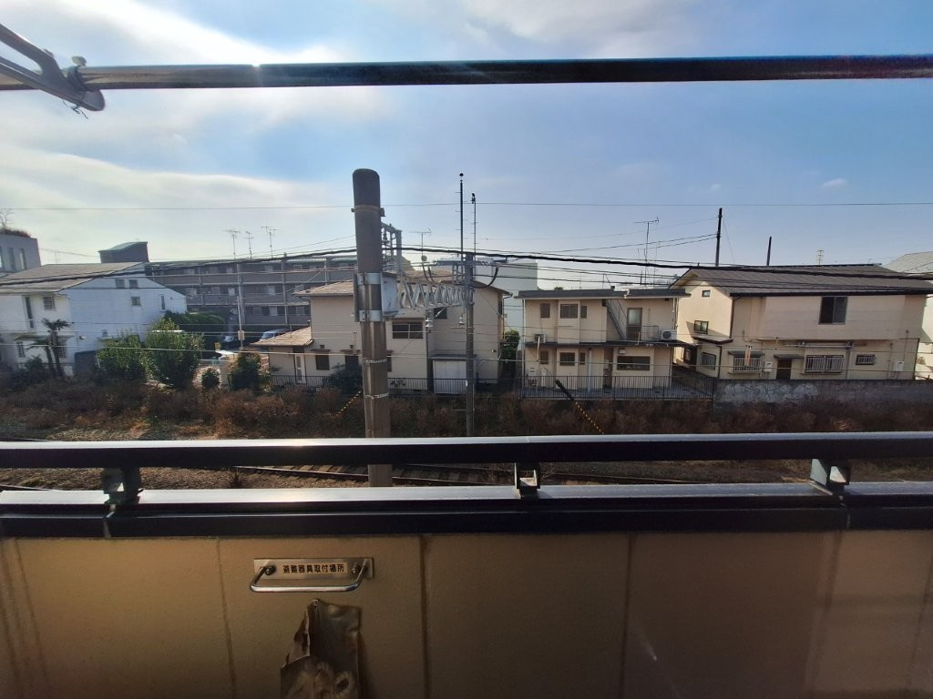 サンハイツ下北沢のバルコニー