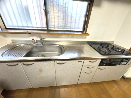 泉南市新家　中古住宅のキッチン|キッチン入替（キッチンパネル含む）（H12年頃）