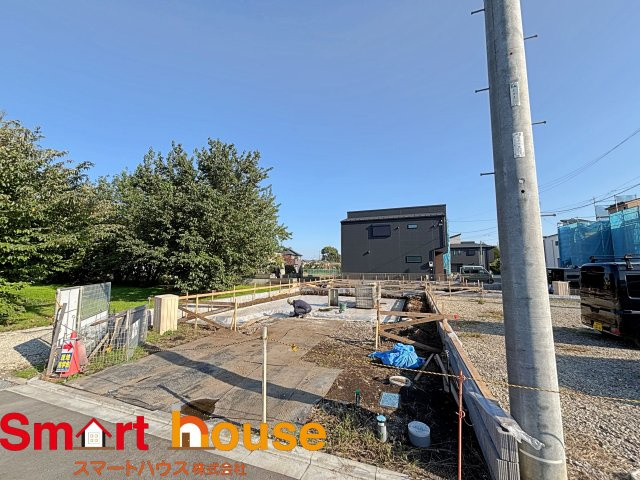 相模原市中央区田名　新築全5棟の前面道路含む現地写真