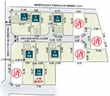 相模原市中央区田名　新築全5棟の画像