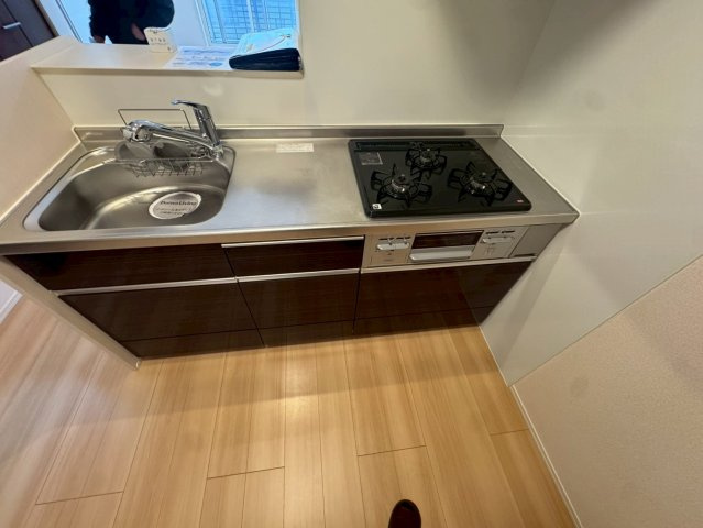 茨城県水戸市　一棟アパートのキッチン