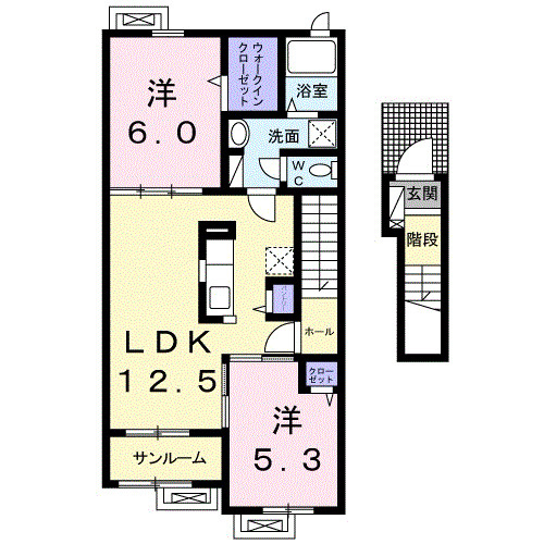 グリュックの居間・リビング