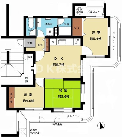【間取り】 | 売主/フラワーキャッスル上福岡