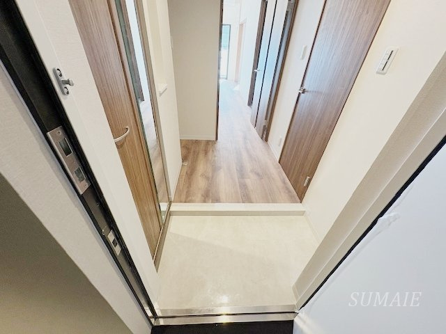 クラウンマンション椿の玄関|シンプルで使いやすい玄関です