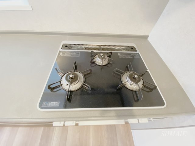 クラウンマンション椿のキッチン|3口コンロ☆