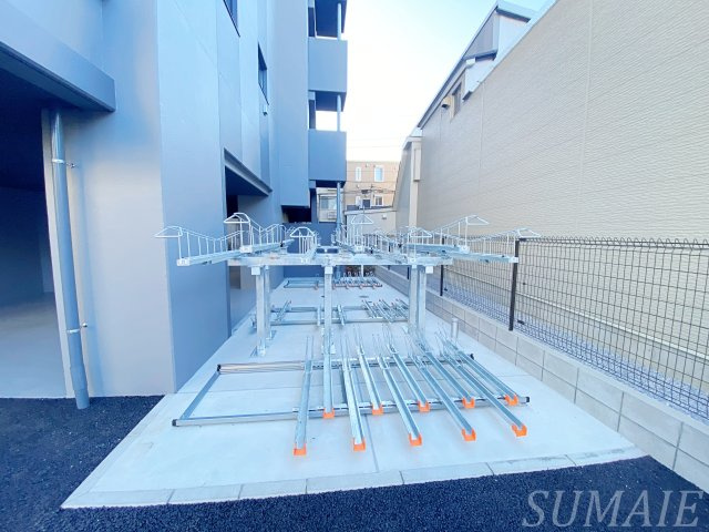 クラウンマンション椿のその他共用部分|駐輪場です☆