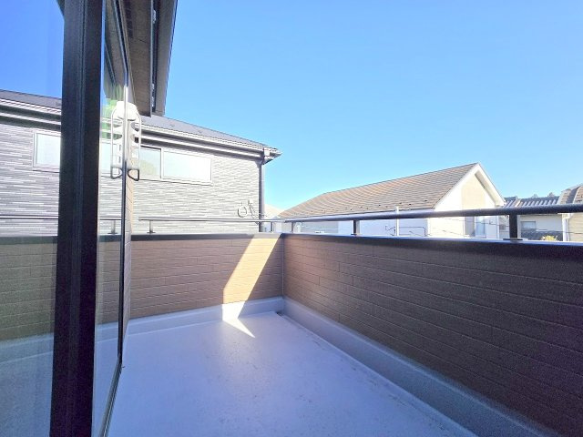 青梅市野上町1丁目全２棟　新築分譲のバルコニー