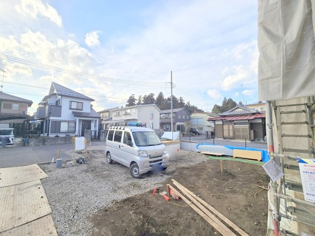 青梅市野上町1丁目全２棟　新築分譲の駐車場