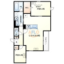 【間取り】 | TORISIA平野西Ⅰ　間取り