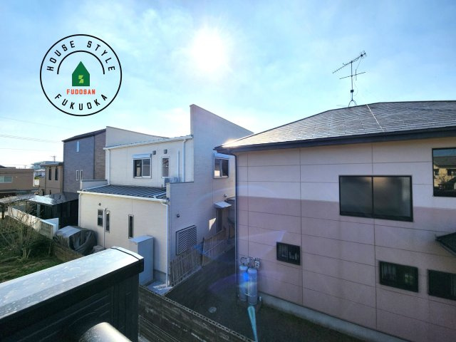 福岡市西区横浜2丁目第1-1棟（1号棟）の展望|窓から緑が見える物件も魅力的です。