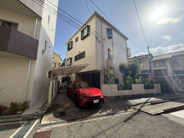 豊中市刀根山六丁目戸建の外観|北西側から見た外観です！