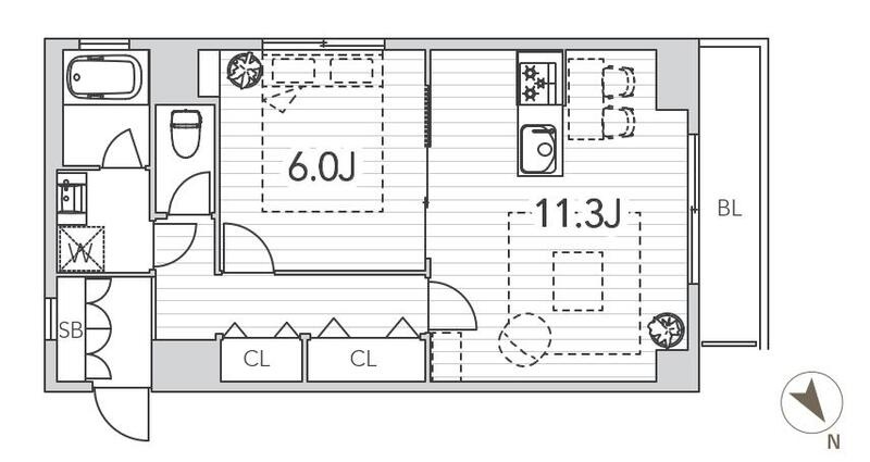 GranDuo世田谷Ⅶ の間取り