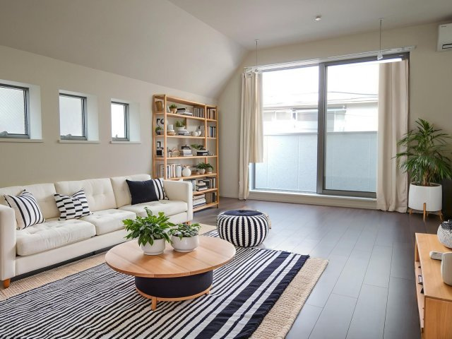 ＡＸＩＳ高田馬場の居間・リビング|★窓が多くて明るいお部屋です★