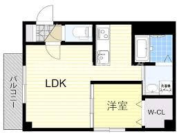 フェリオ江坂の間取り