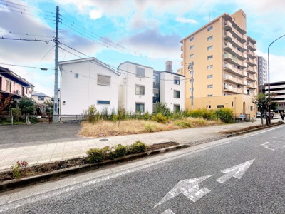【前面道路含む現地写真】 | ◆本厚木水引　売地◆ | ◆事業用用地としても最適な土地です。
