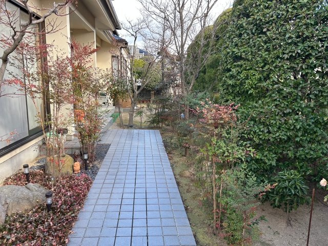 広畑区正門通り中古戸建の庭