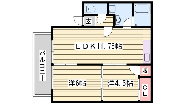 シャトルＳの間取り