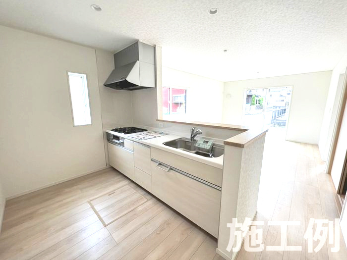 愛川町中津新築戸建て　第137-1号棟のキッチン|使いやすいキッチンです