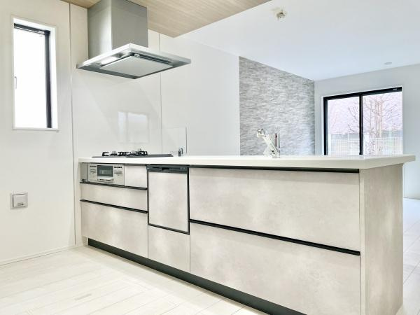 世田谷区喜多見１丁目の新築一戸建の内観：施工例|施工例：ご家族のくつろぎ空間であるリビングは陽当たり良好です。