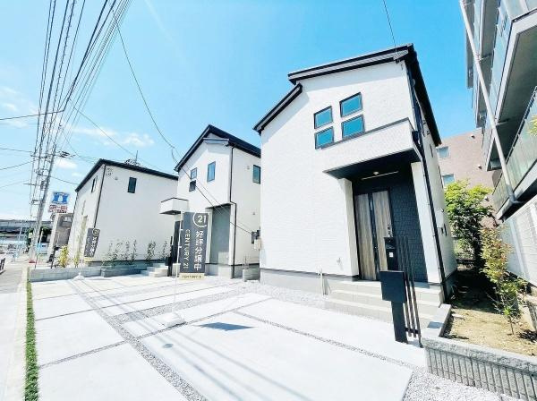 世田谷区喜多見１丁目の新築一戸建の区画図